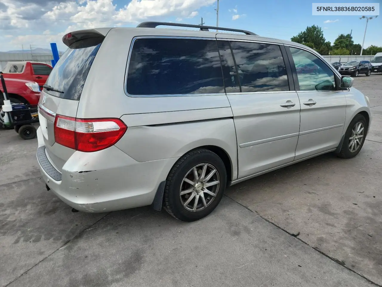 5FNRL38836B020585 2006 Honda Odyssey Touring