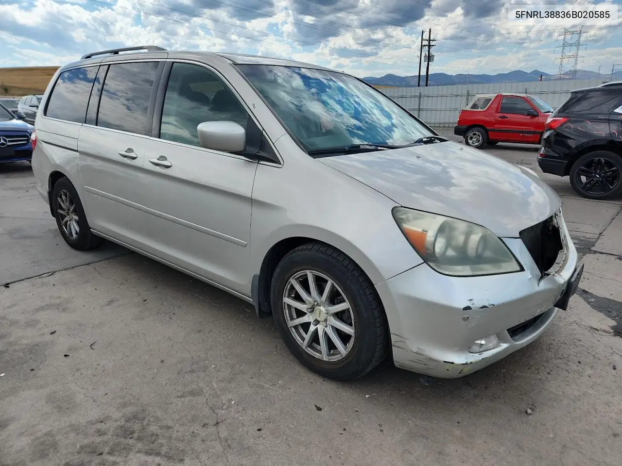 5FNRL38836B020585 2006 Honda Odyssey Touring