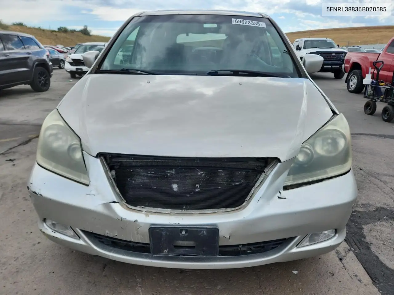 5FNRL38836B020585 2006 Honda Odyssey Touring