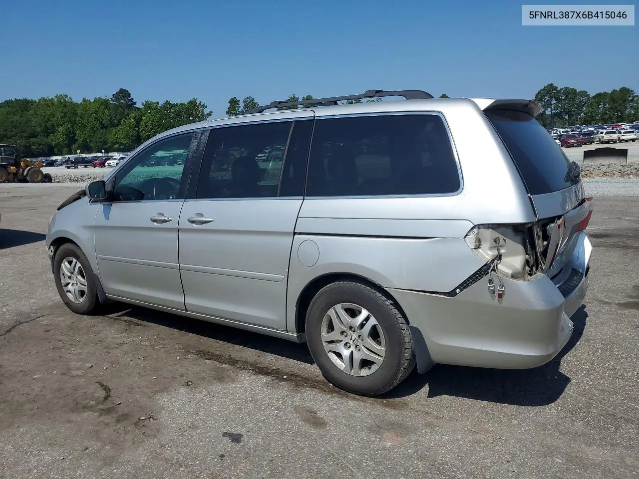 2006 Honda Odyssey Exl VIN: 5FNRL387X6B415046 Lot: 59679226