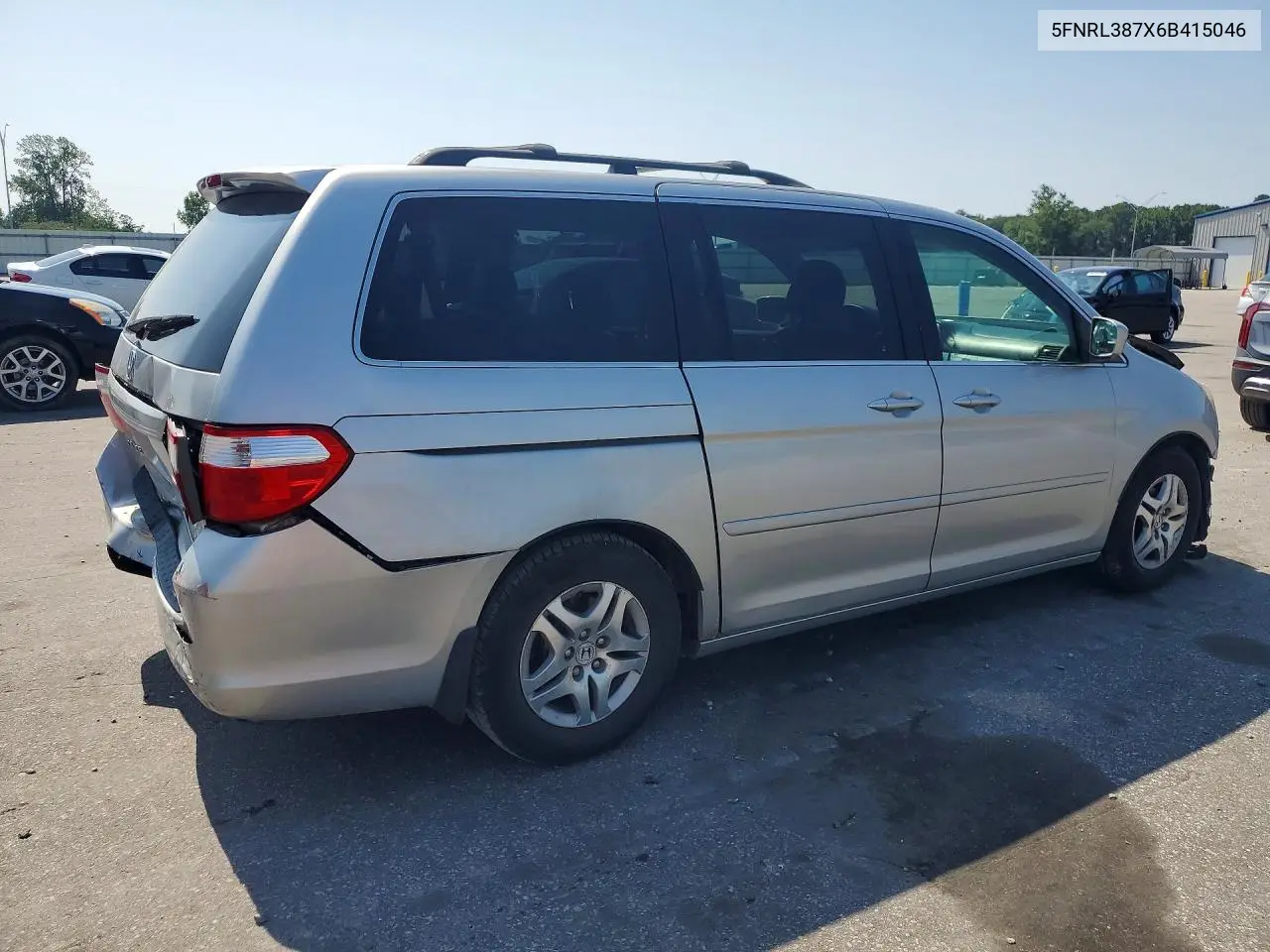 2006 Honda Odyssey Exl VIN: 5FNRL387X6B415046 Lot: 59679226