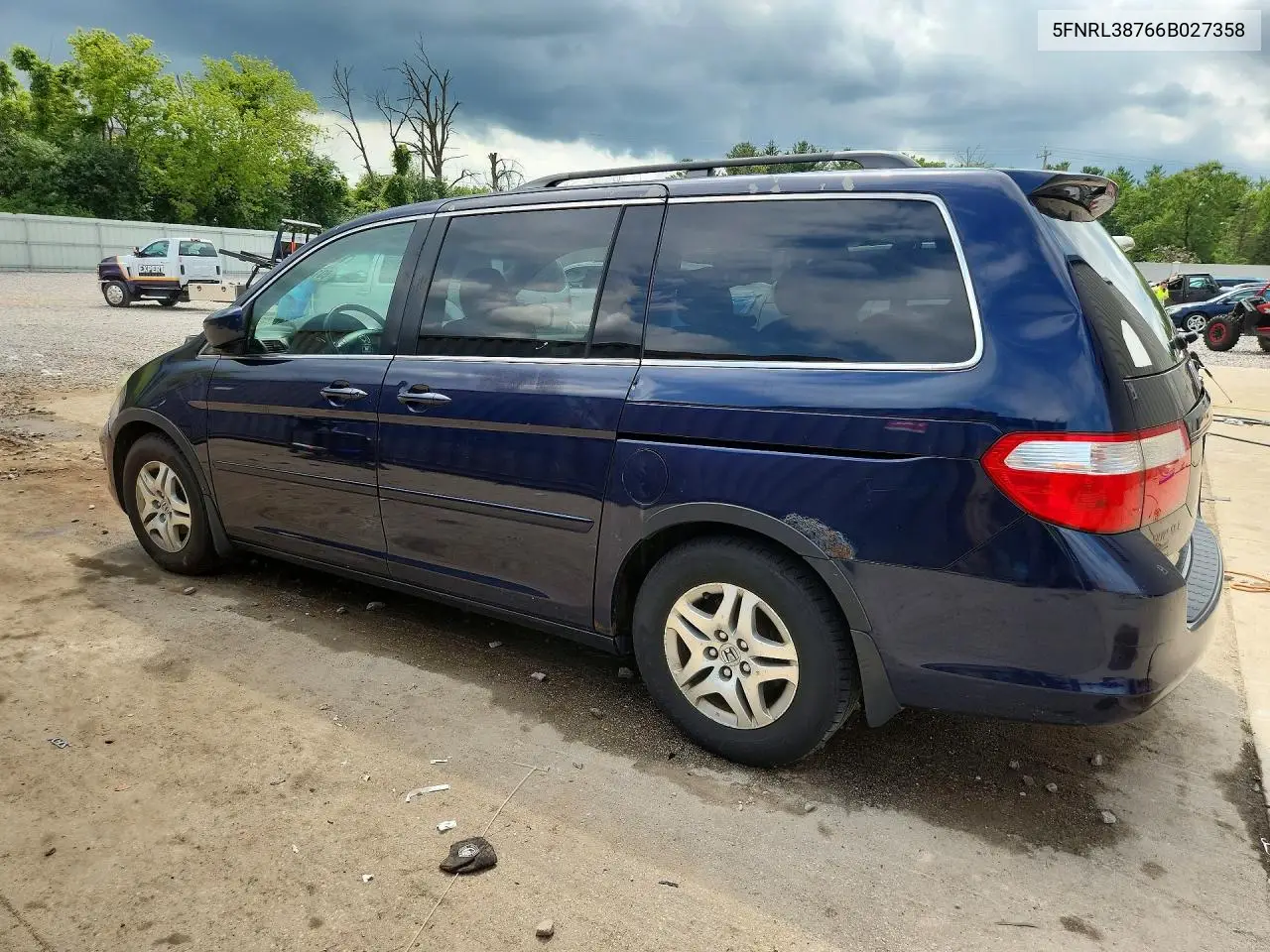 2006 Honda Odyssey Exl VIN: 5FNRL38766B027358 Lot: 60143196