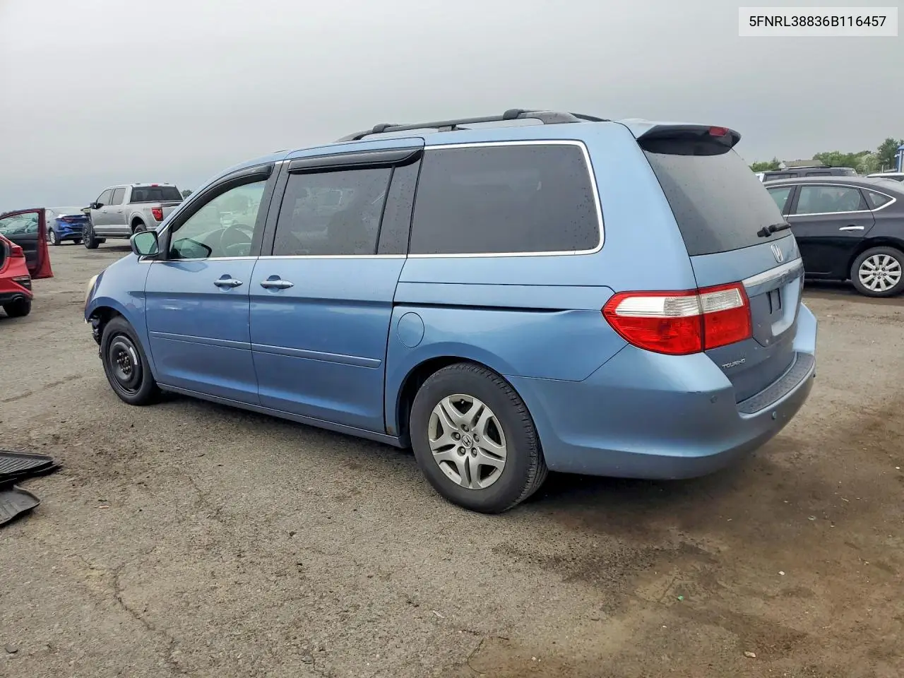 2006 Honda Odyssey Touring VIN: 5FNRL38836B116457 Lot: 61528196