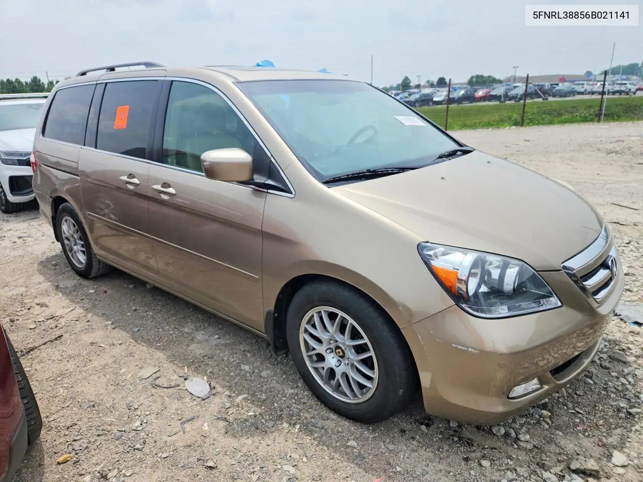 2006 Honda Odyssey Touring VIN: 5FNRL38856B021141 Lot: 61870876
