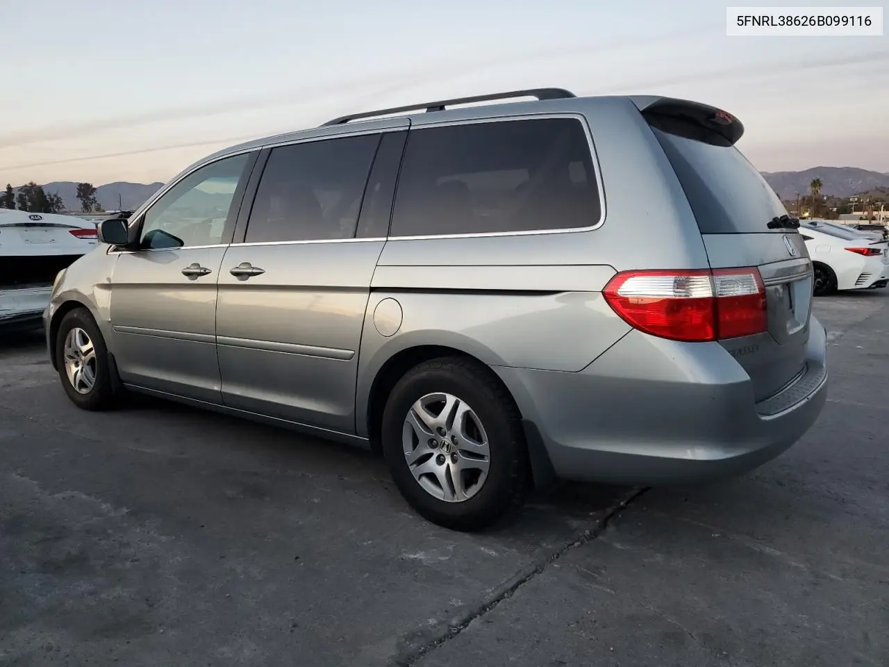5FNRL38626B099116 2006 Honda Odyssey Exl