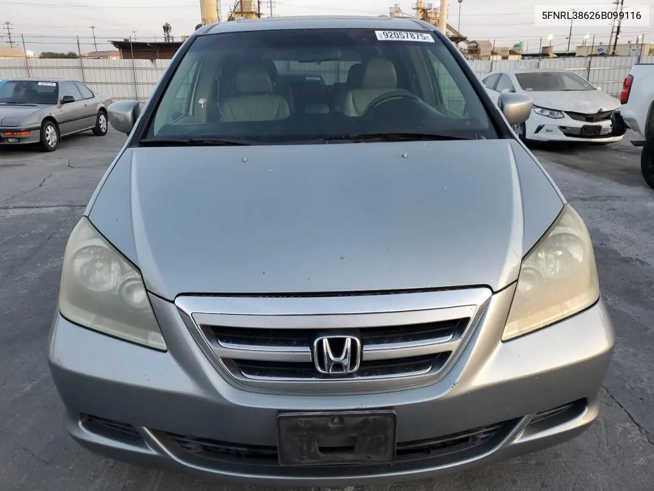 5FNRL38626B099116 2006 Honda Odyssey Exl