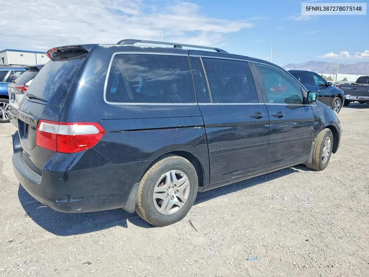 2007 Honda Odyssey Exl VIN: 5FNRL38727B075148 Lot: 55040296