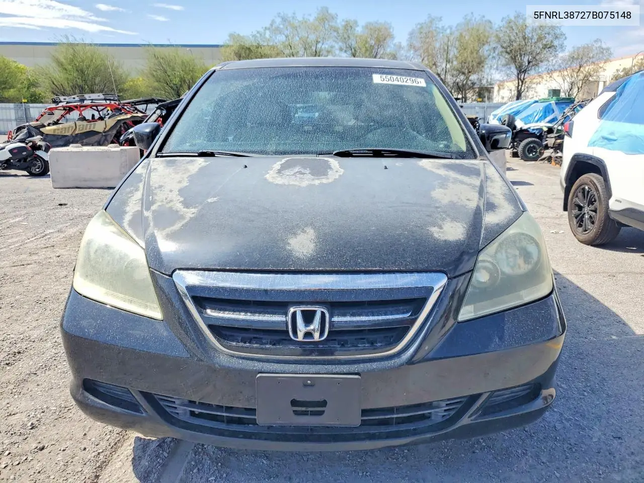 2007 Honda Odyssey Exl VIN: 5FNRL38727B075148 Lot: 55040296
