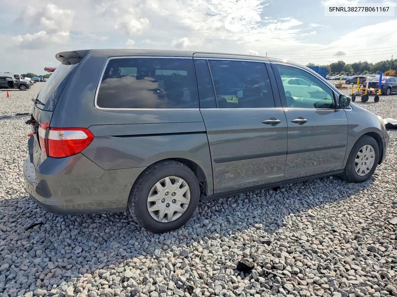 2007 Honda Odyssey Lx VIN: 5FNRL38277B061167 Lot: 57830816