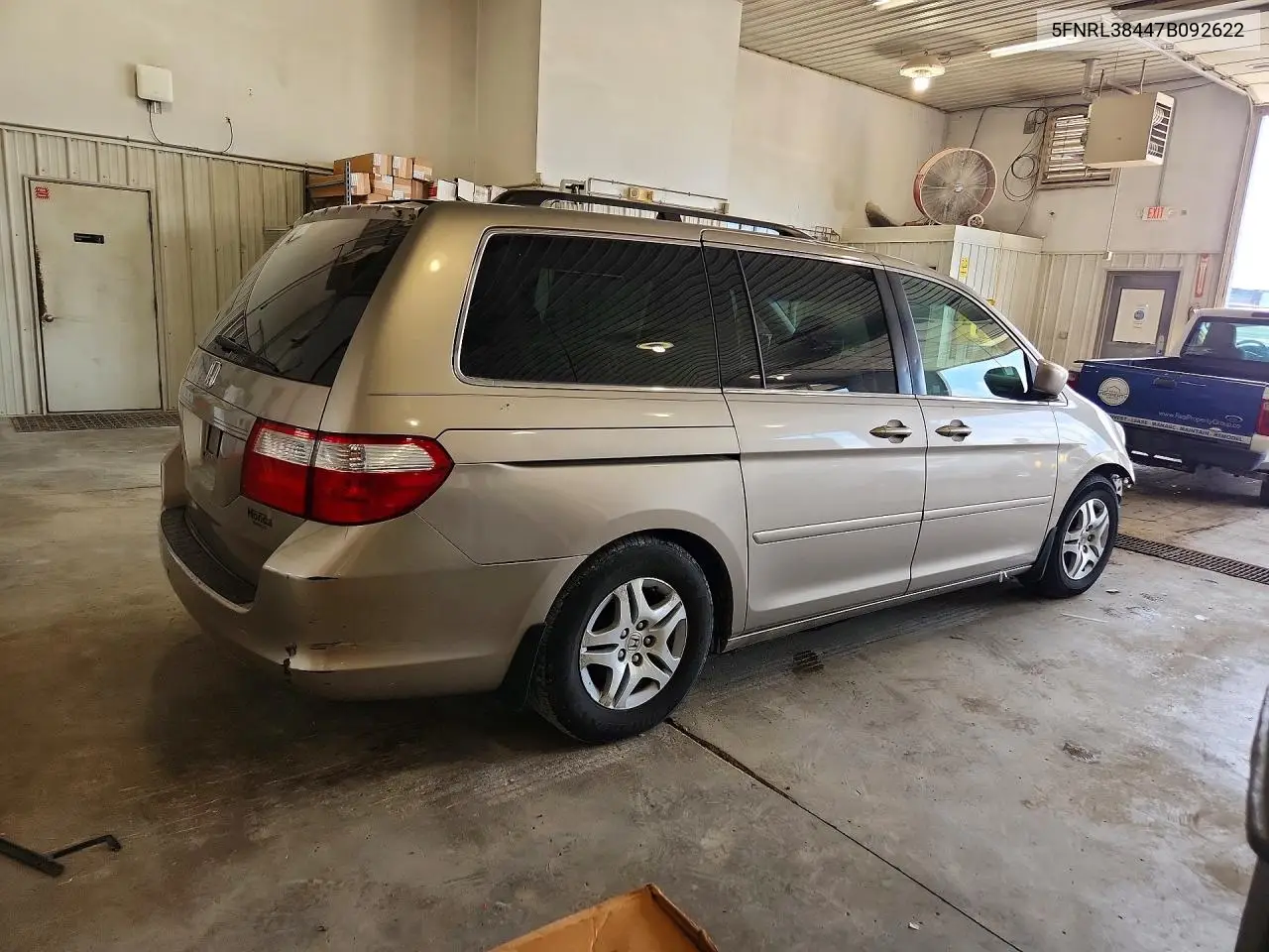 2007 Honda Odyssey Ex VIN: 5FNRL38447B092622 Lot: 59005246
