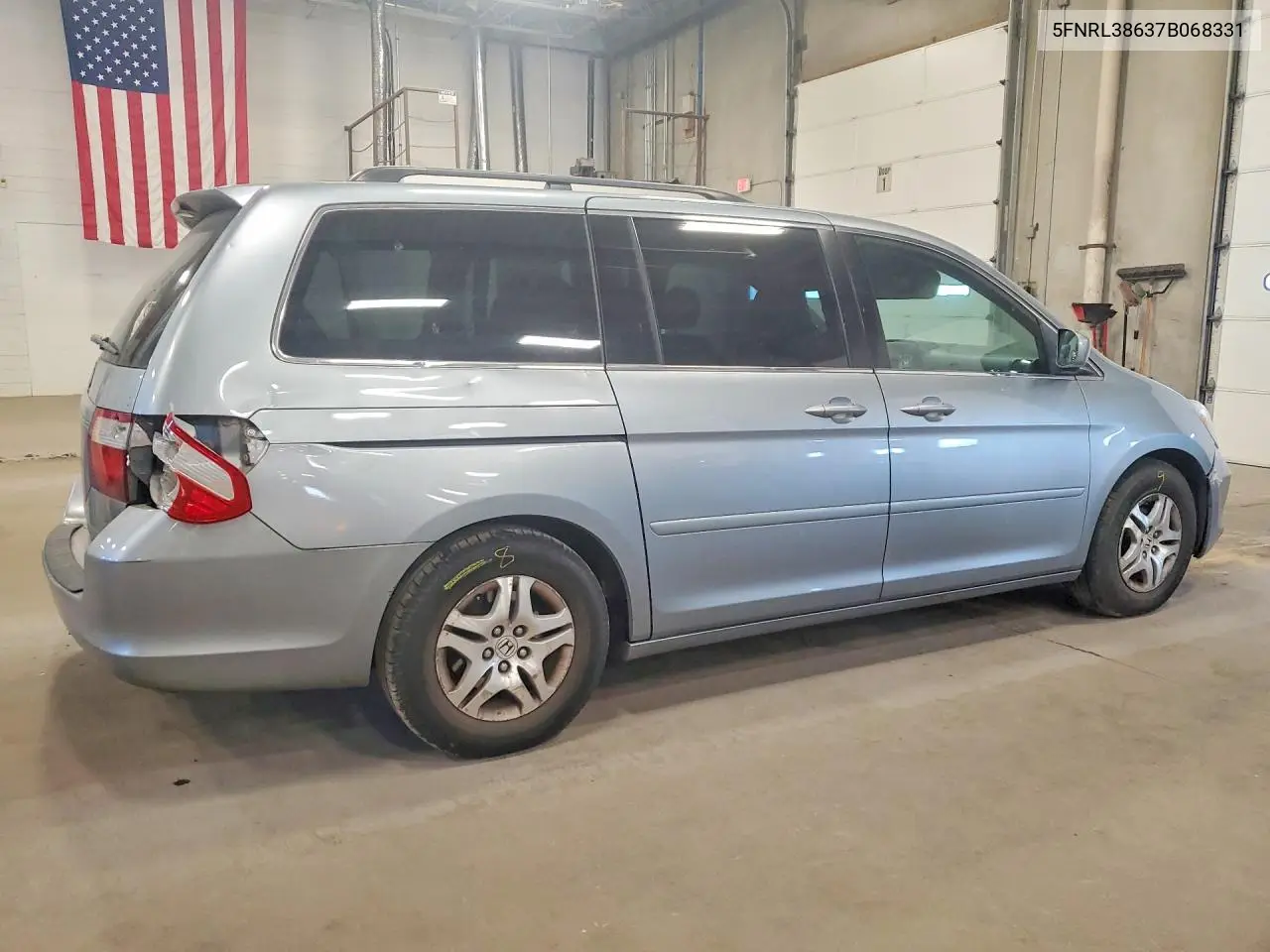 2007 Honda Odyssey Exl VIN: 5FNRL38637B068331 Lot: 61023696