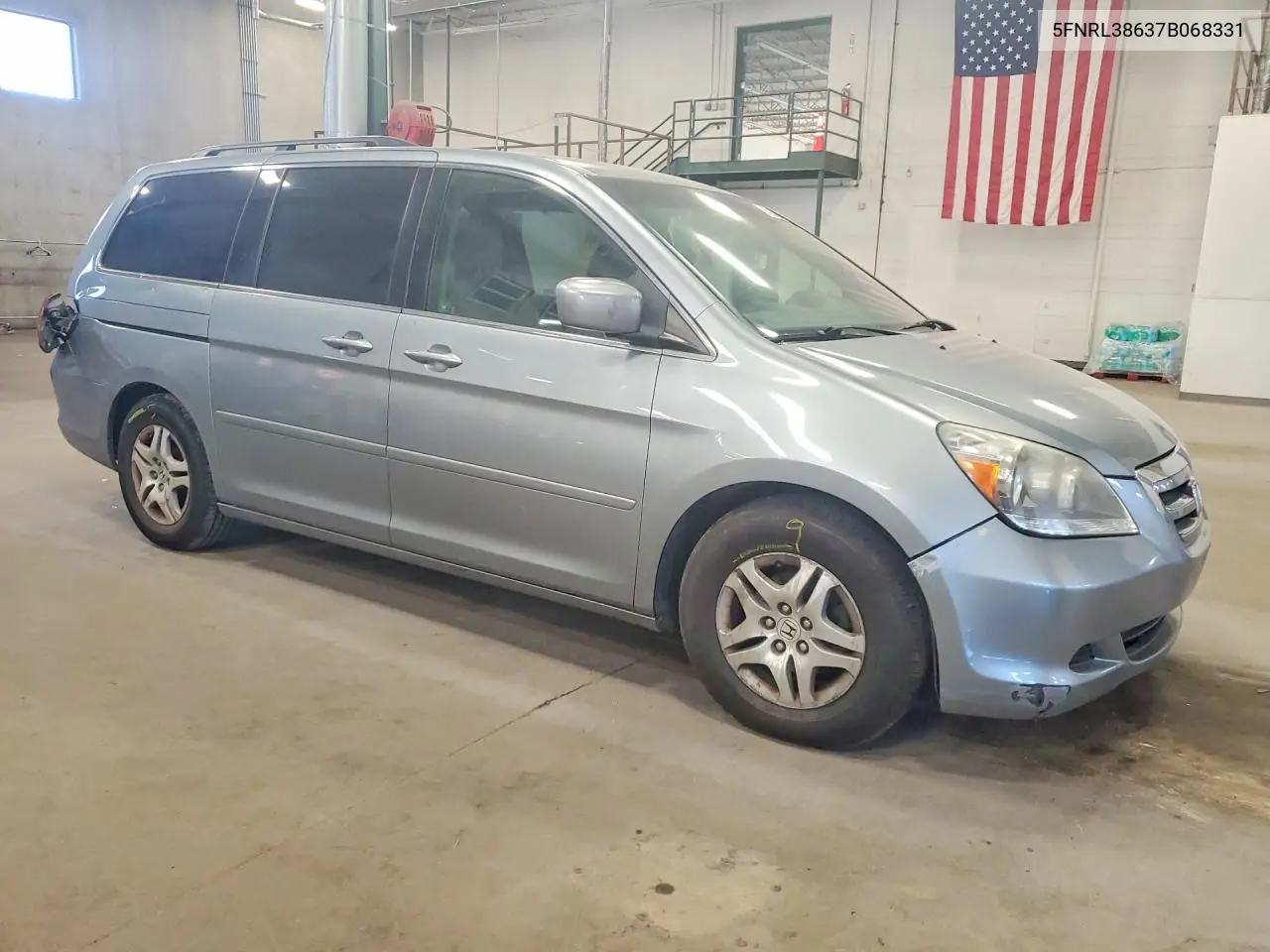 2007 Honda Odyssey Exl VIN: 5FNRL38637B068331 Lot: 61023696