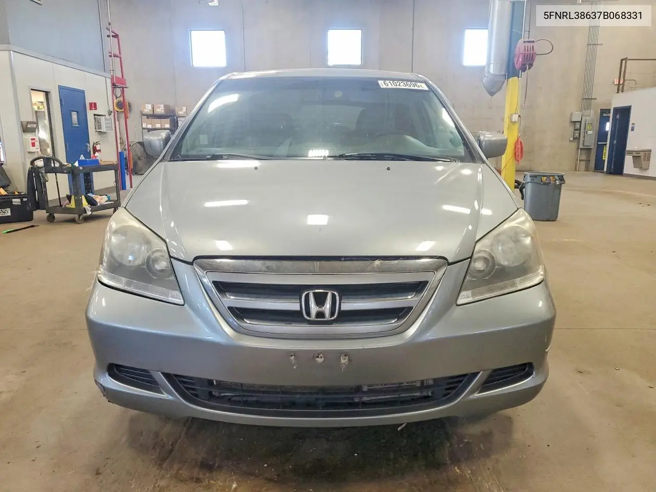 2007 Honda Odyssey Exl VIN: 5FNRL38637B068331 Lot: 61023696
