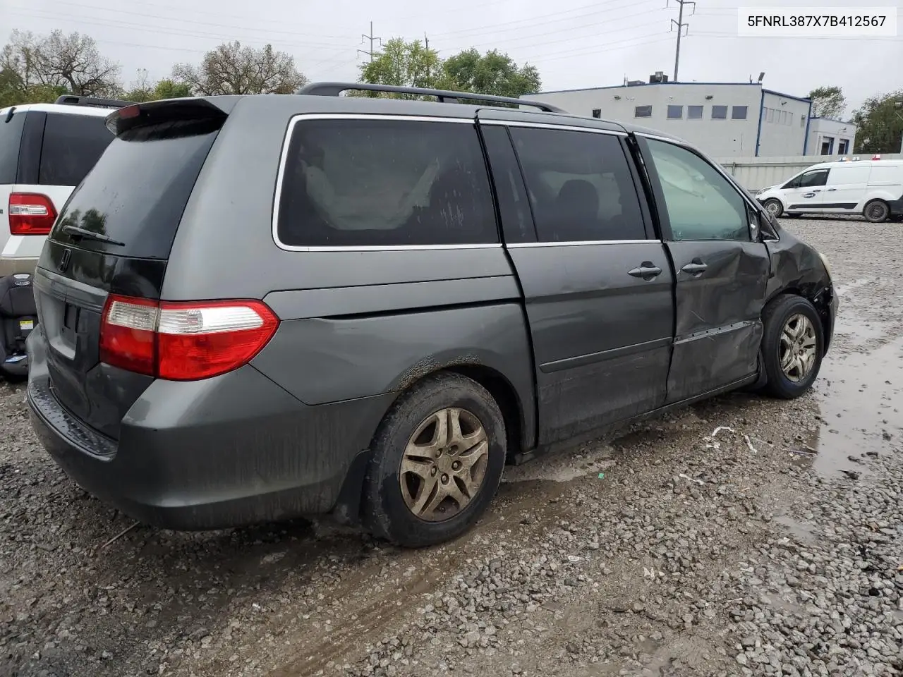 5FNRL387X7B412567 2007 Honda Odyssey Exl
