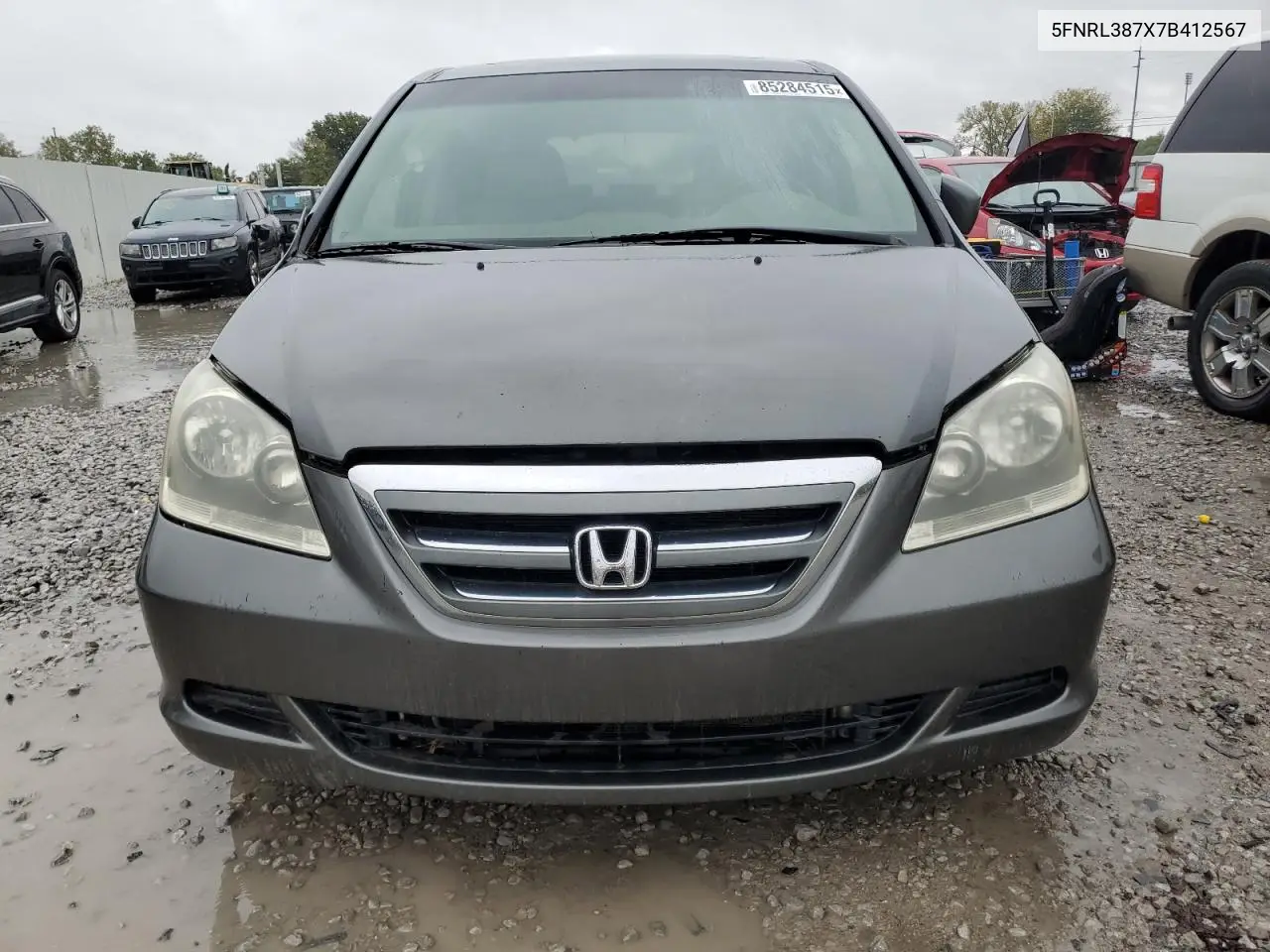 5FNRL387X7B412567 2007 Honda Odyssey Exl