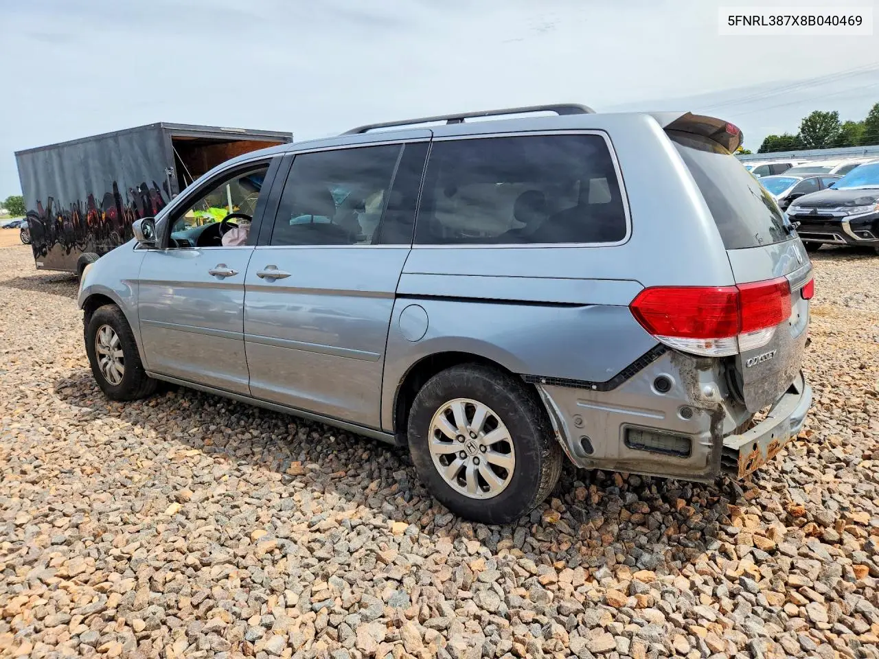 2008 Honda Odyssey Exl VIN: 5FNRL387X8B040469 Lot: 57951366