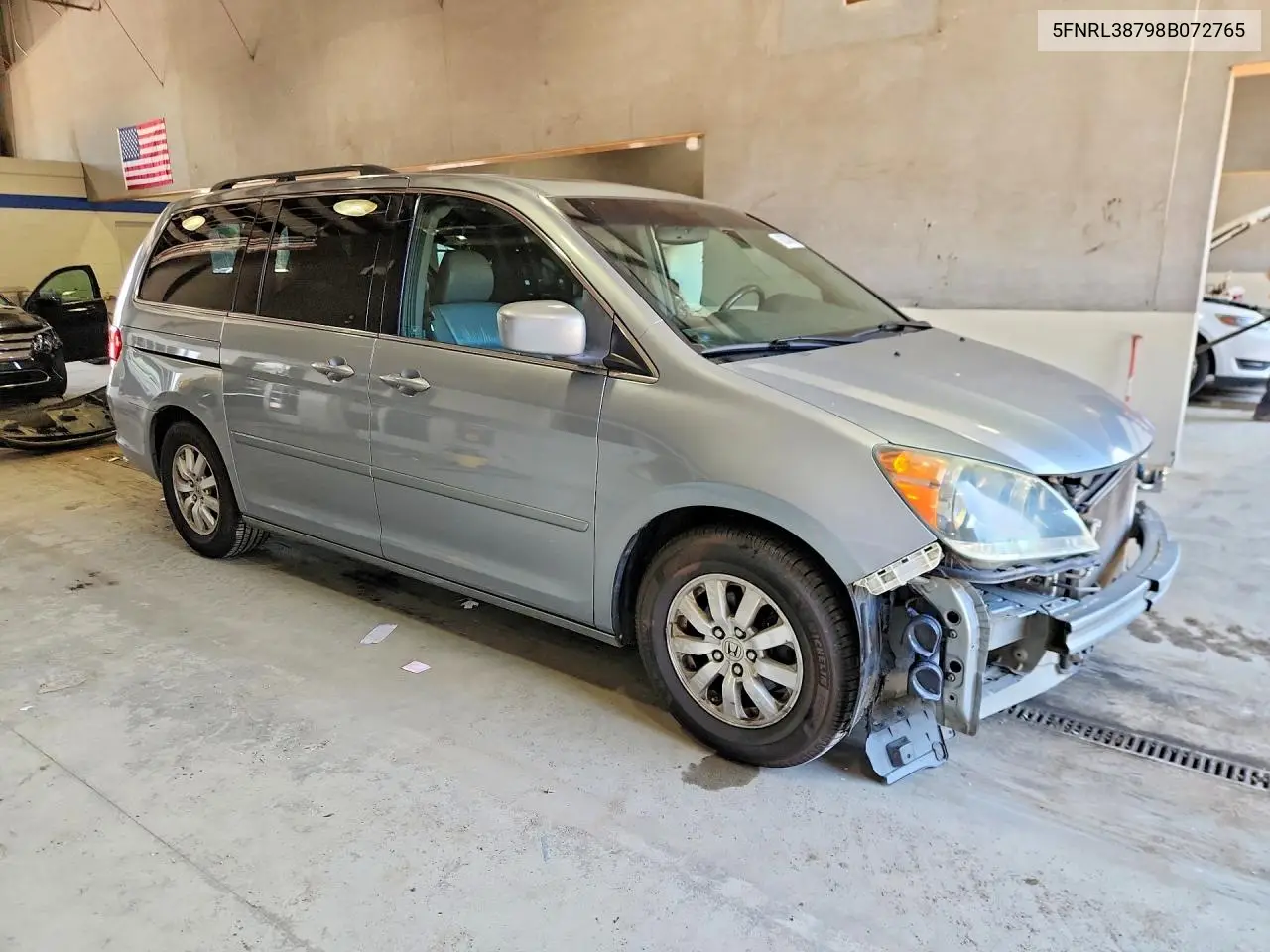 2008 Honda Odyssey Exl VIN: 5FNRL38798B072765 Lot: 60366706