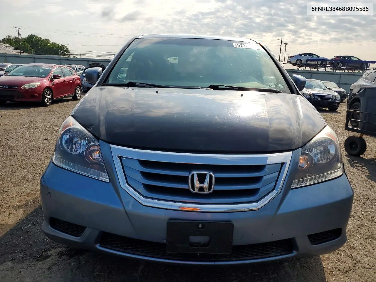 2008 Honda Odyssey Ex VIN: 5FNRL38468B095586 Lot: 62207166