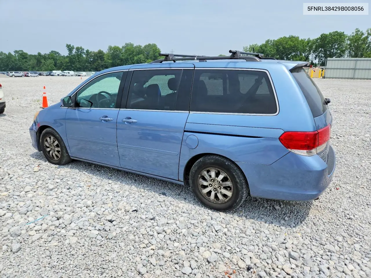 2009 Honda Odyssey Ex VIN: 5FNRL38429B008056 Lot: 61802896