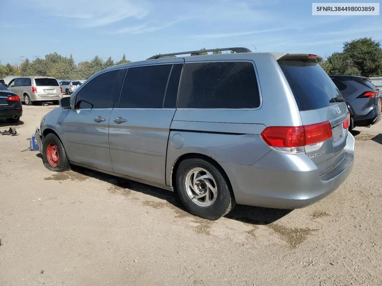 5FNRL38449B003859 2009 Honda Odyssey Ex