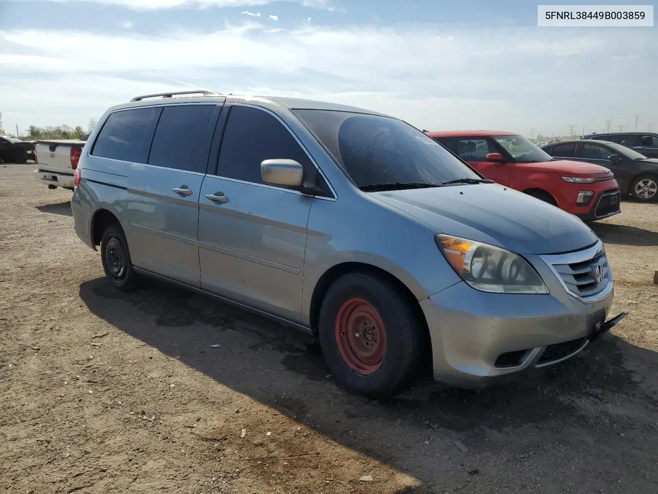 5FNRL38449B003859 2009 Honda Odyssey Ex