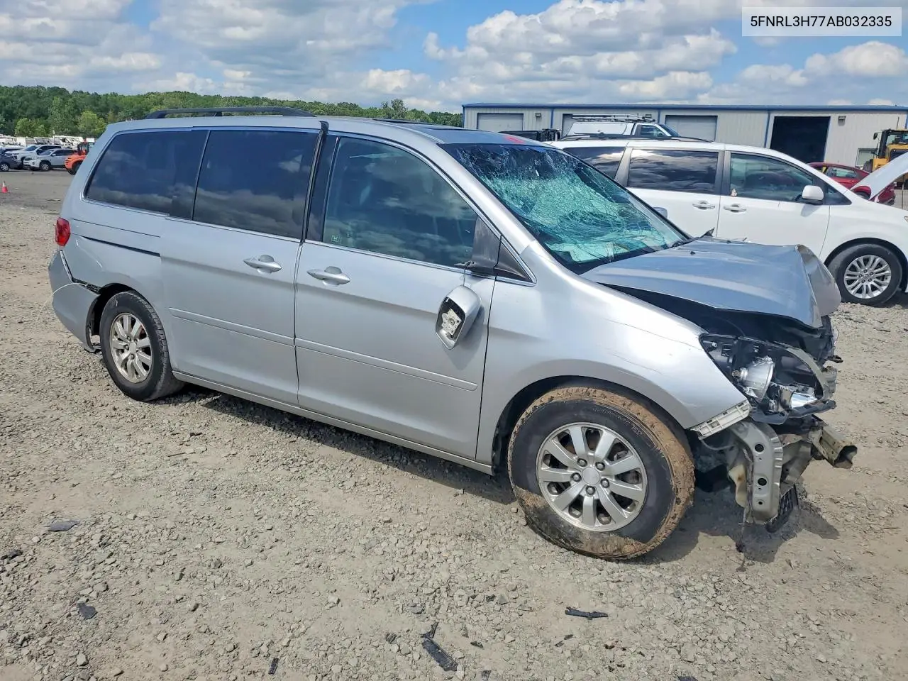 2010 Honda Odyssey Exl VIN: 5FNRL3H77AB032335 Lot: 56185426