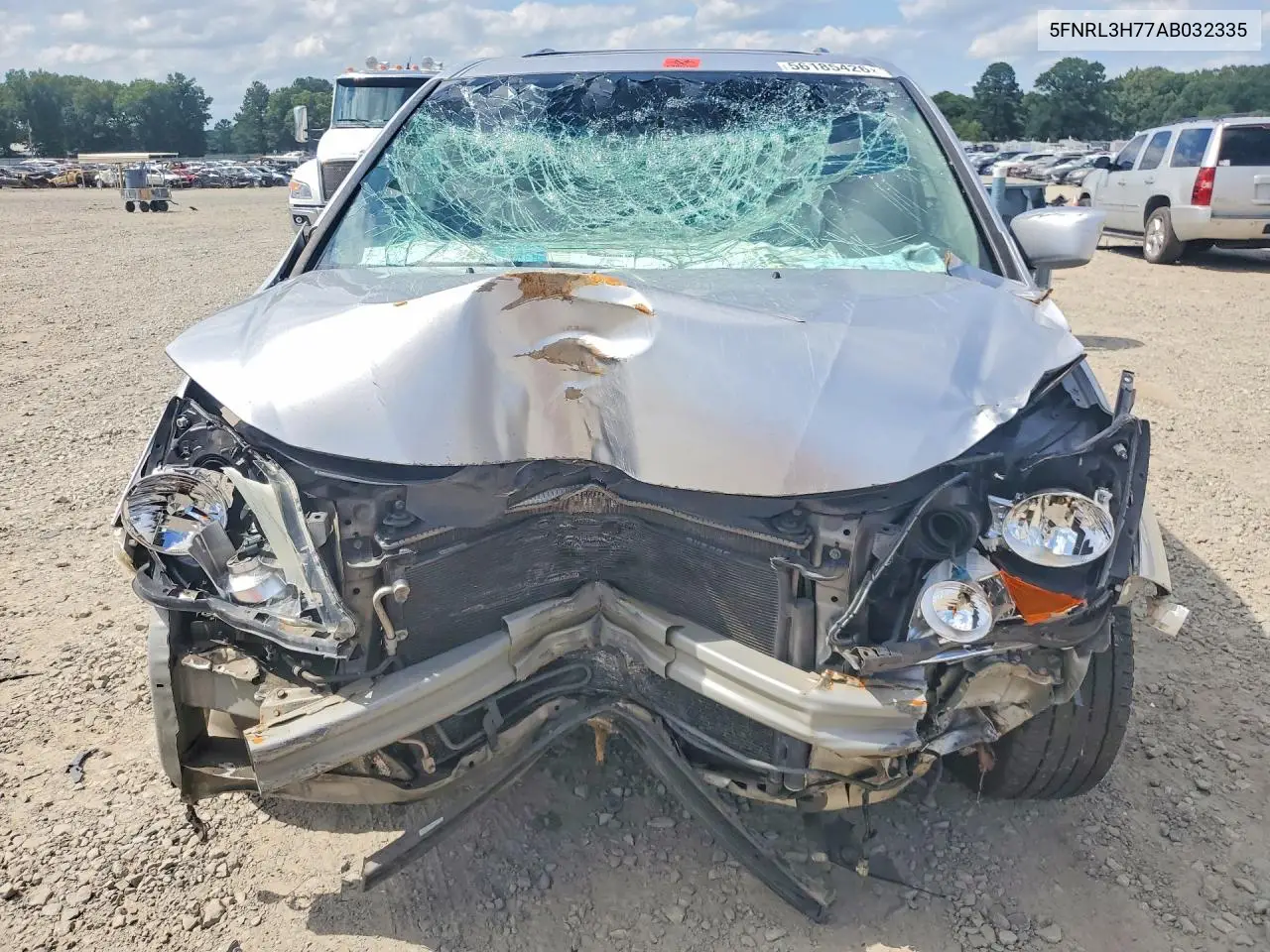 2010 Honda Odyssey Exl VIN: 5FNRL3H77AB032335 Lot: 56185426