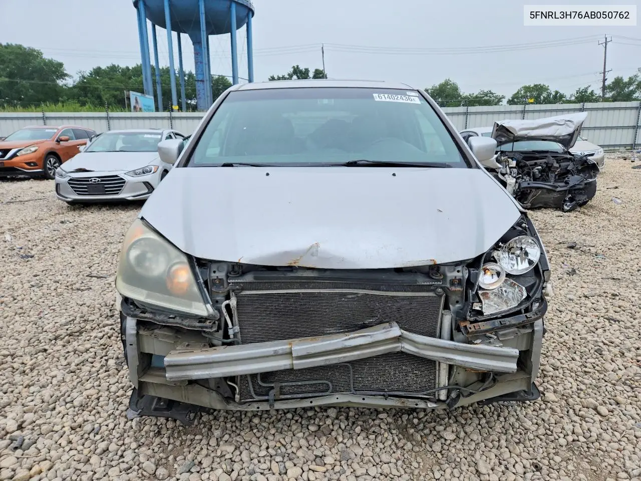 2010 Honda Odyssey Exl VIN: 5FNRL3H76AB050762 Lot: 61402436