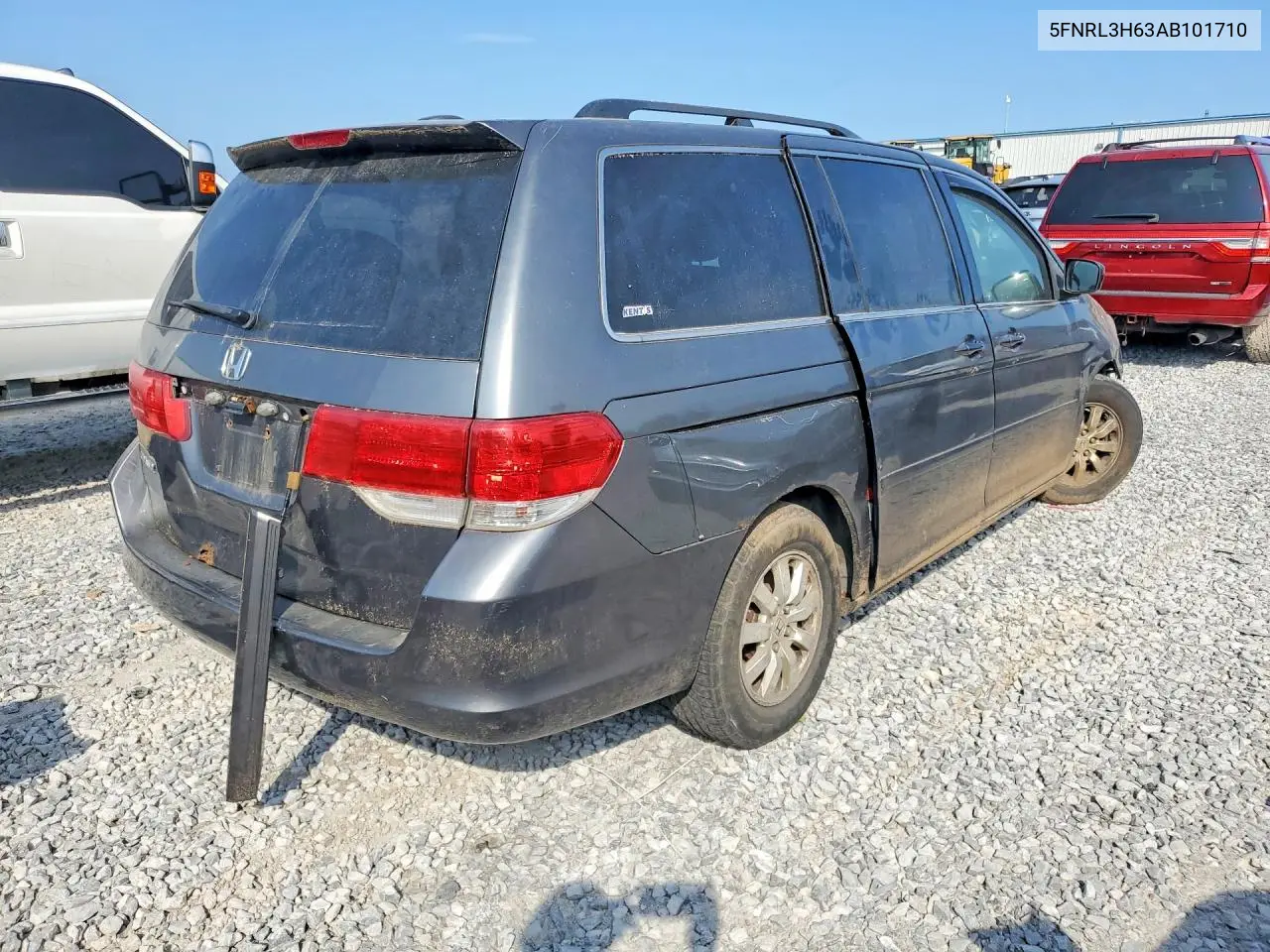 2010 Honda Odyssey Exl VIN: 5FNRL3H63AB101710 Lot: 61529506