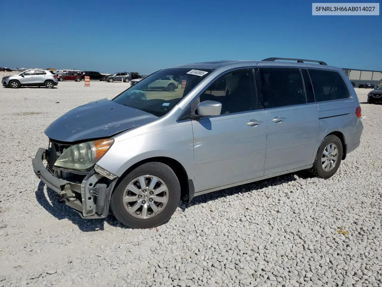 5FNRL3H66AB014027 2010 Honda Odyssey Exl