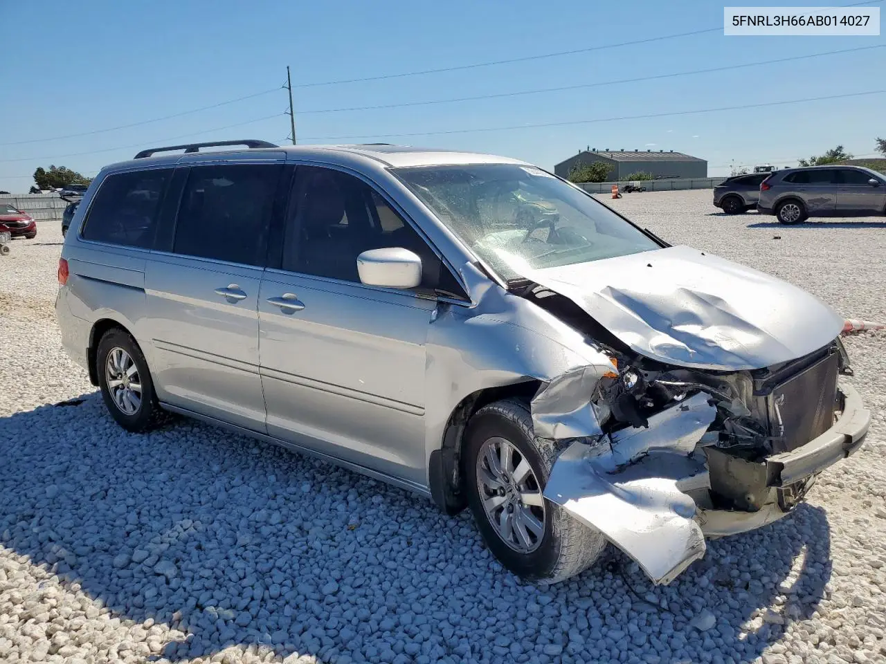 5FNRL3H66AB014027 2010 Honda Odyssey Exl