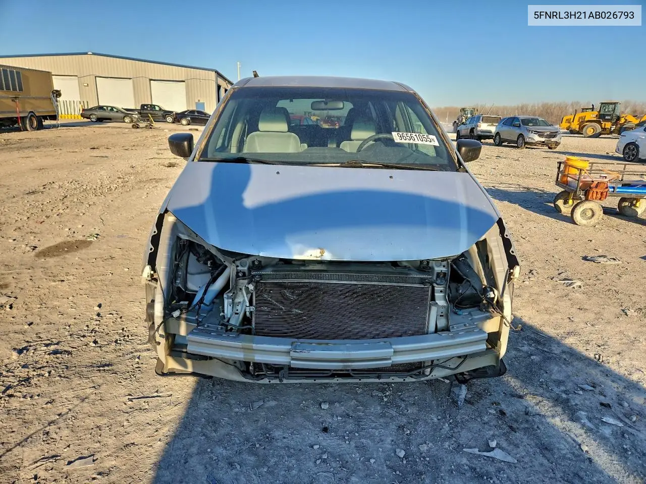 5FNRL3H21AB026793 2010 Honda Odyssey Lx