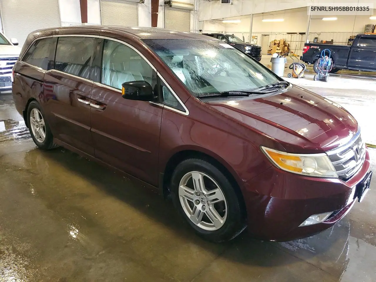 2011 Honda Odyssey Touring VIN: 5FNRL5H95BB018335 Lot: 60153386