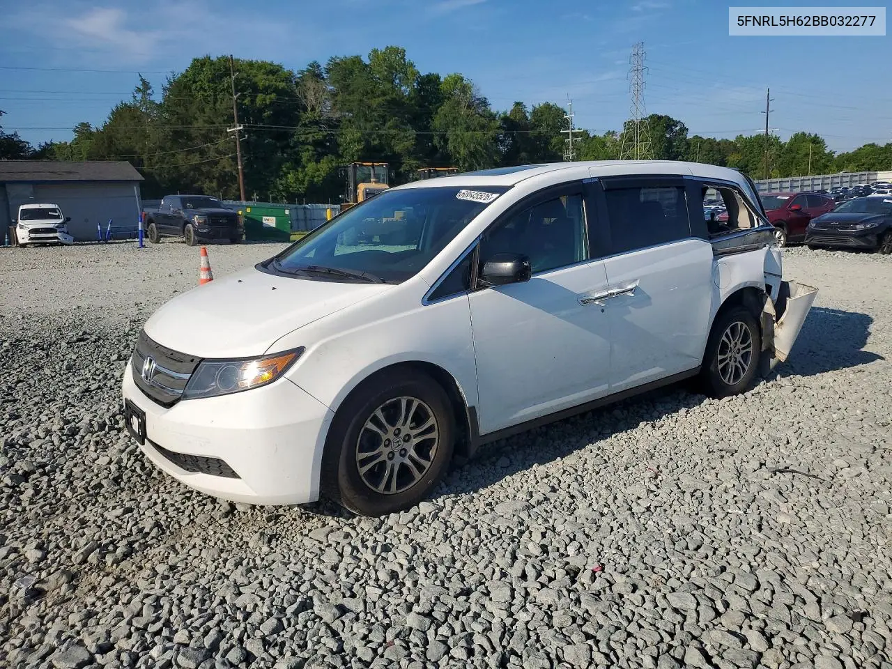 2011 Honda Odyssey Exl VIN: 5FNRL5H62BB032277 Lot: 60645526