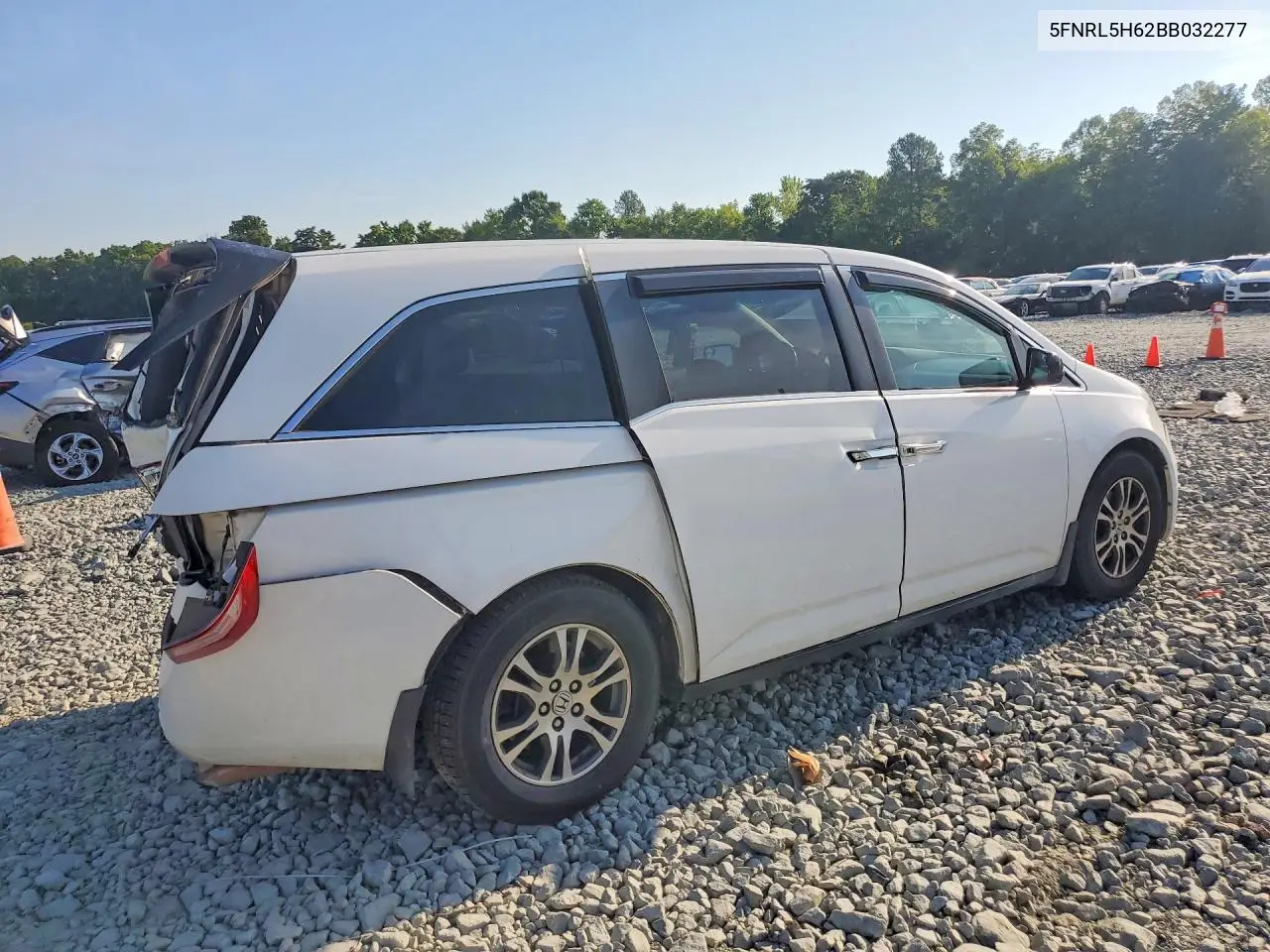 2011 Honda Odyssey Exl VIN: 5FNRL5H62BB032277 Lot: 60645526