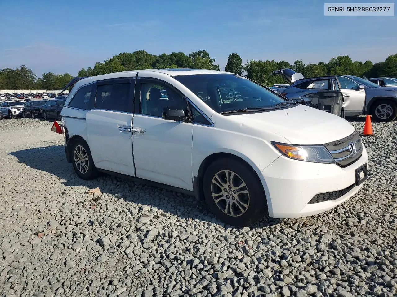 2011 Honda Odyssey Exl VIN: 5FNRL5H62BB032277 Lot: 60645526