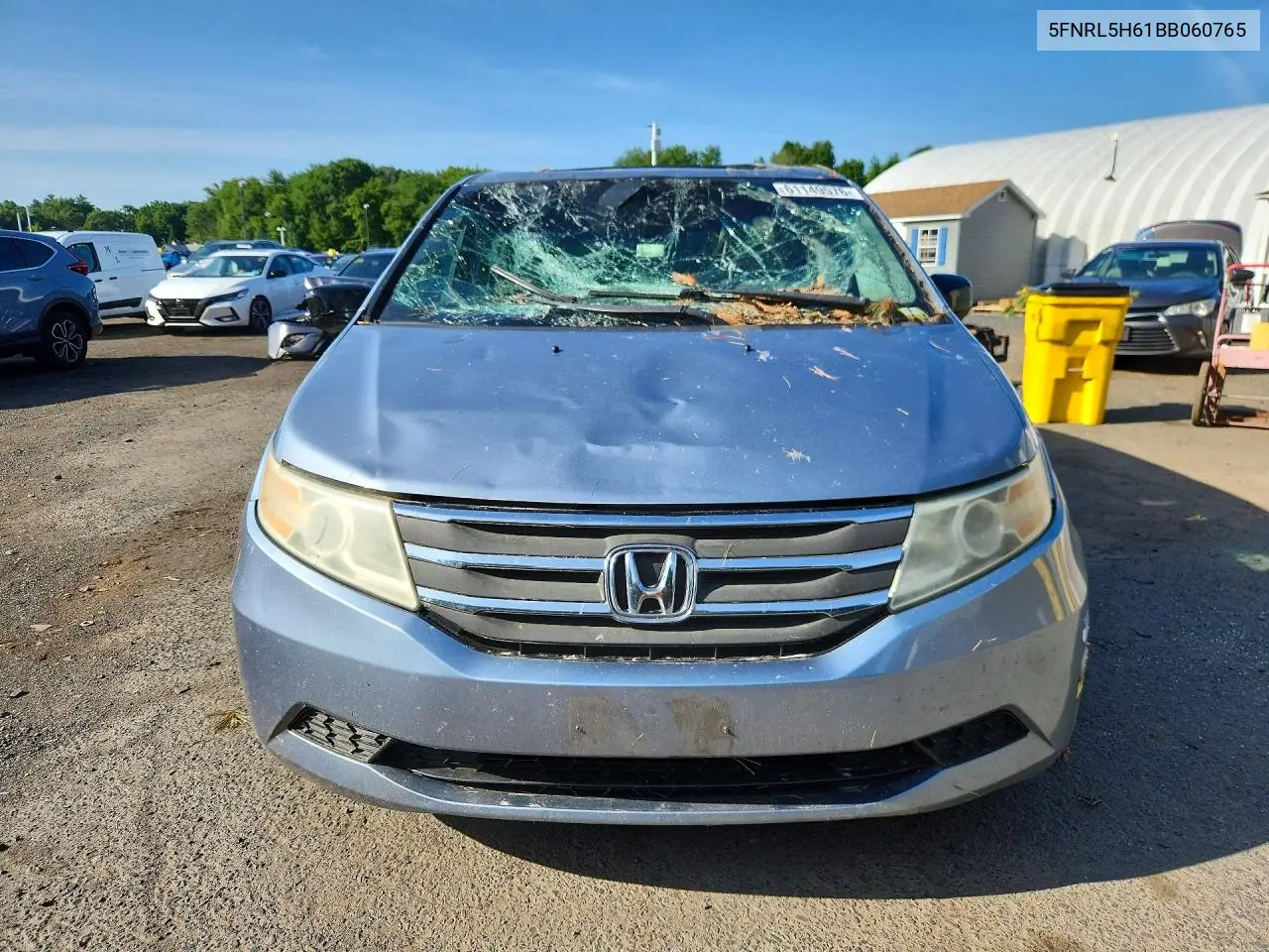 2011 Honda Odyssey Exl VIN: 5FNRL5H61BB060765 Lot: 61149576