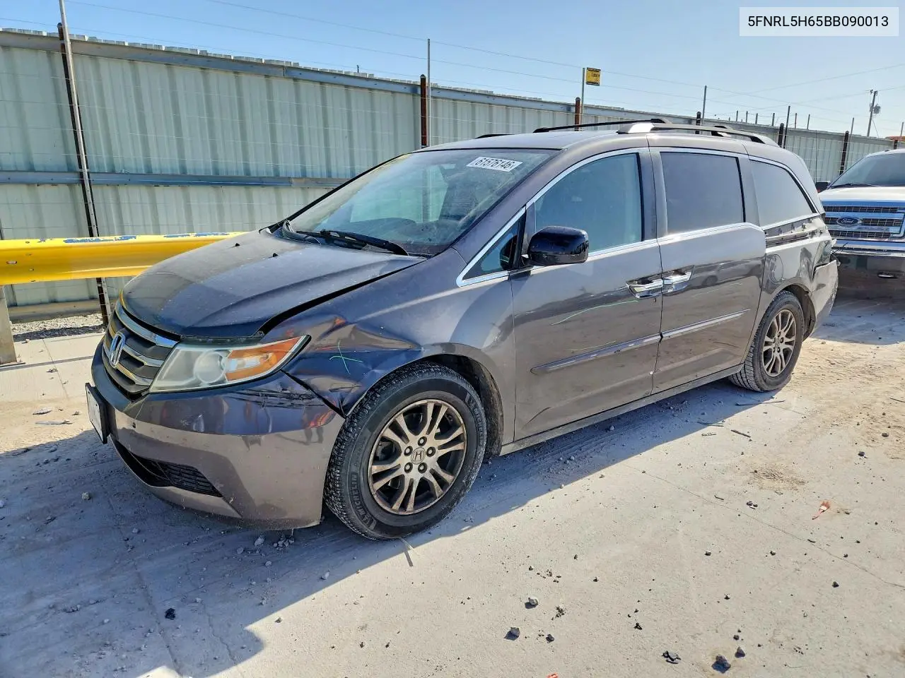 2011 Honda Odyssey Exl VIN: 5FNRL5H65BB090013 Lot: 61576146