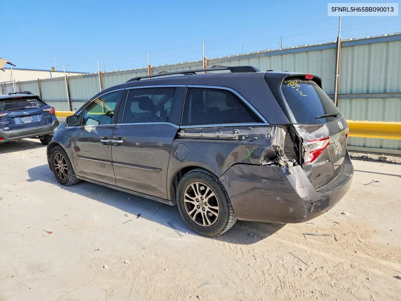2011 Honda Odyssey Exl VIN: 5FNRL5H65BB090013 Lot: 61576146