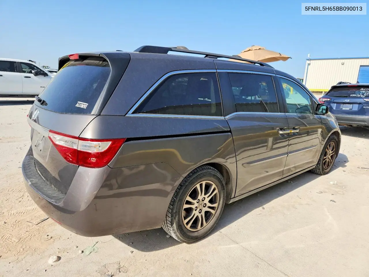 2011 Honda Odyssey Exl VIN: 5FNRL5H65BB090013 Lot: 61576146