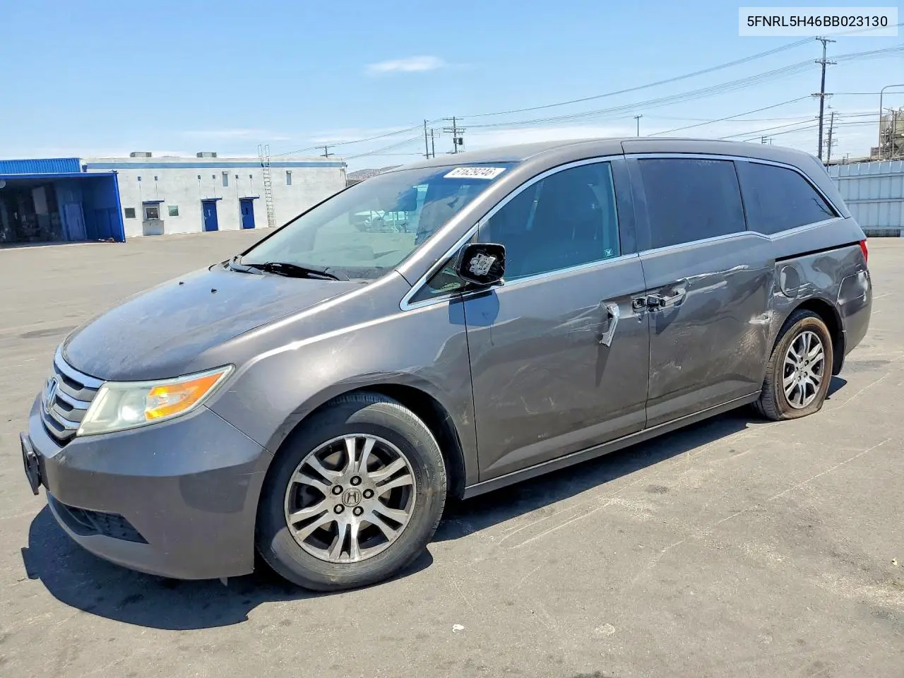 2011 Honda Odyssey Ex VIN: 5FNRL5H46BB023130 Lot: 61629246