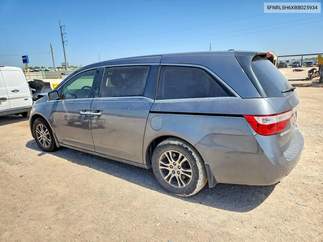 2011 Honda Odyssey Exl VIN: 5FNRL5H6XBB025934 Lot: 61944806