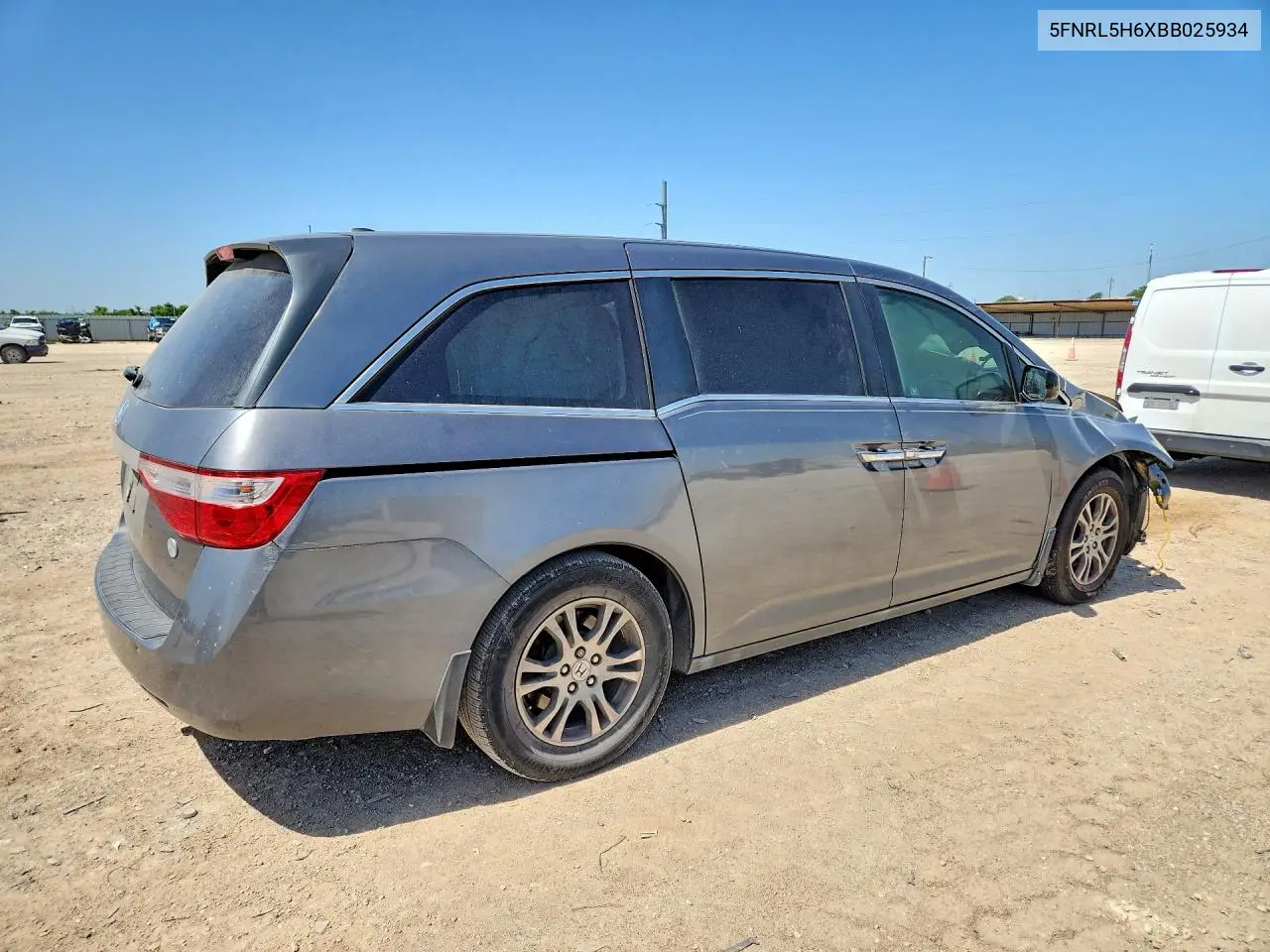 2011 Honda Odyssey Exl VIN: 5FNRL5H6XBB025934 Lot: 61944806