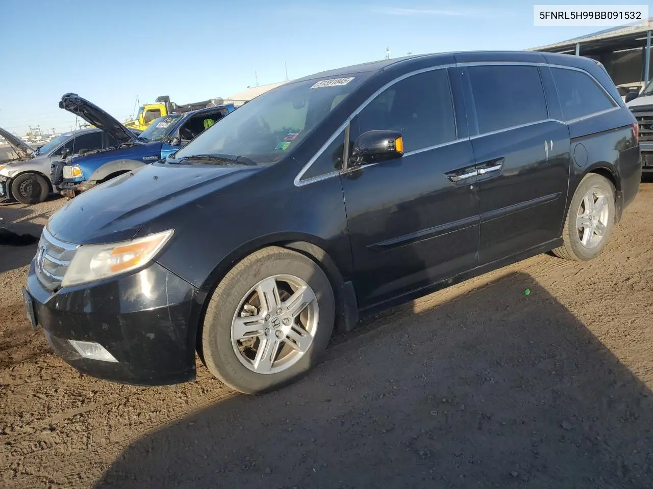 5FNRL5H99BB091532 2011 Honda Odyssey Touring