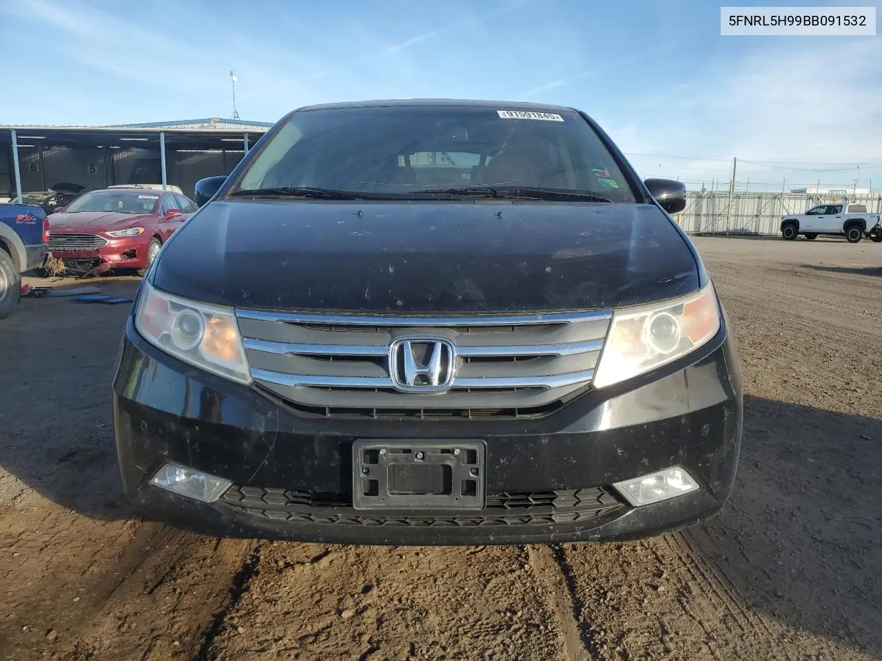 5FNRL5H99BB091532 2011 Honda Odyssey Touring