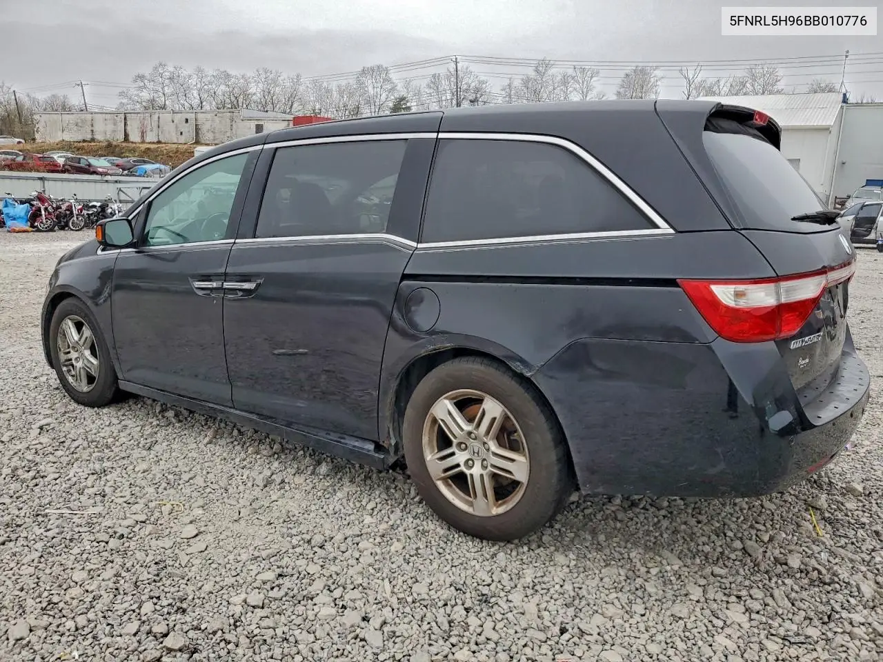 5FNRL5H96BB010776 2011 Honda Odyssey Touring