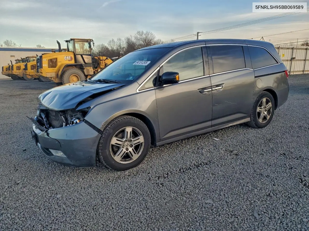 5FNRL5H95BB069589 2011 Honda Odyssey Touring