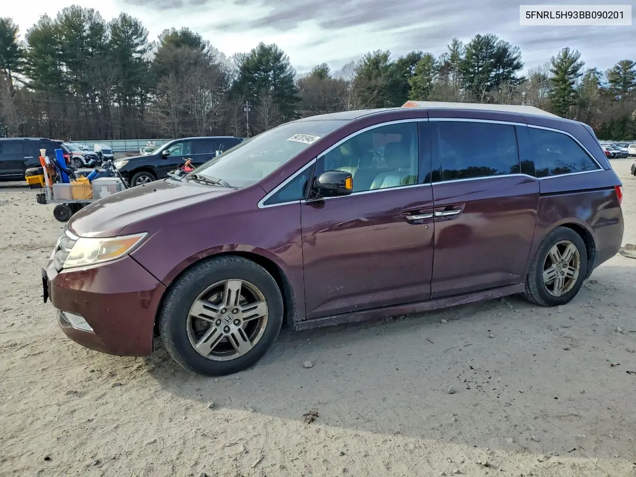 5FNRL5H93BB090201 2011 Honda Odyssey Touring