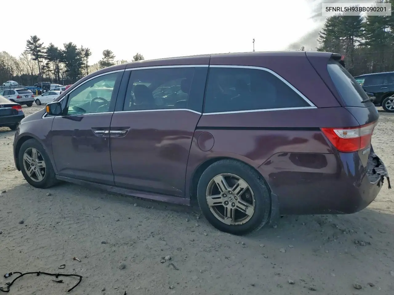 5FNRL5H93BB090201 2011 Honda Odyssey Touring