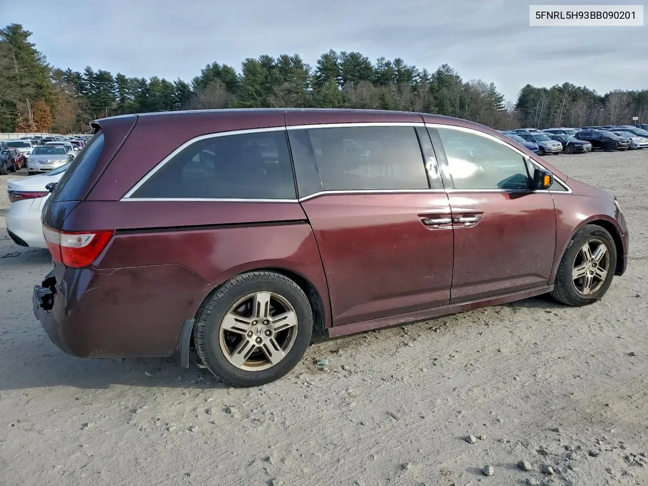 5FNRL5H93BB090201 2011 Honda Odyssey Touring